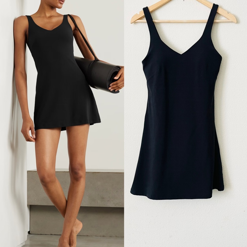 Lululemon SIZE 4 Align nulu sleeveless mini dress in black